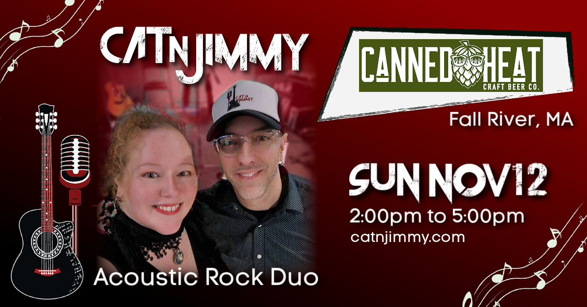 Cat 'n Jimmy | Canned Heat | Cat Ellis | Jimmy Minute | Acoustic Rock Duo | catnjimmy.com