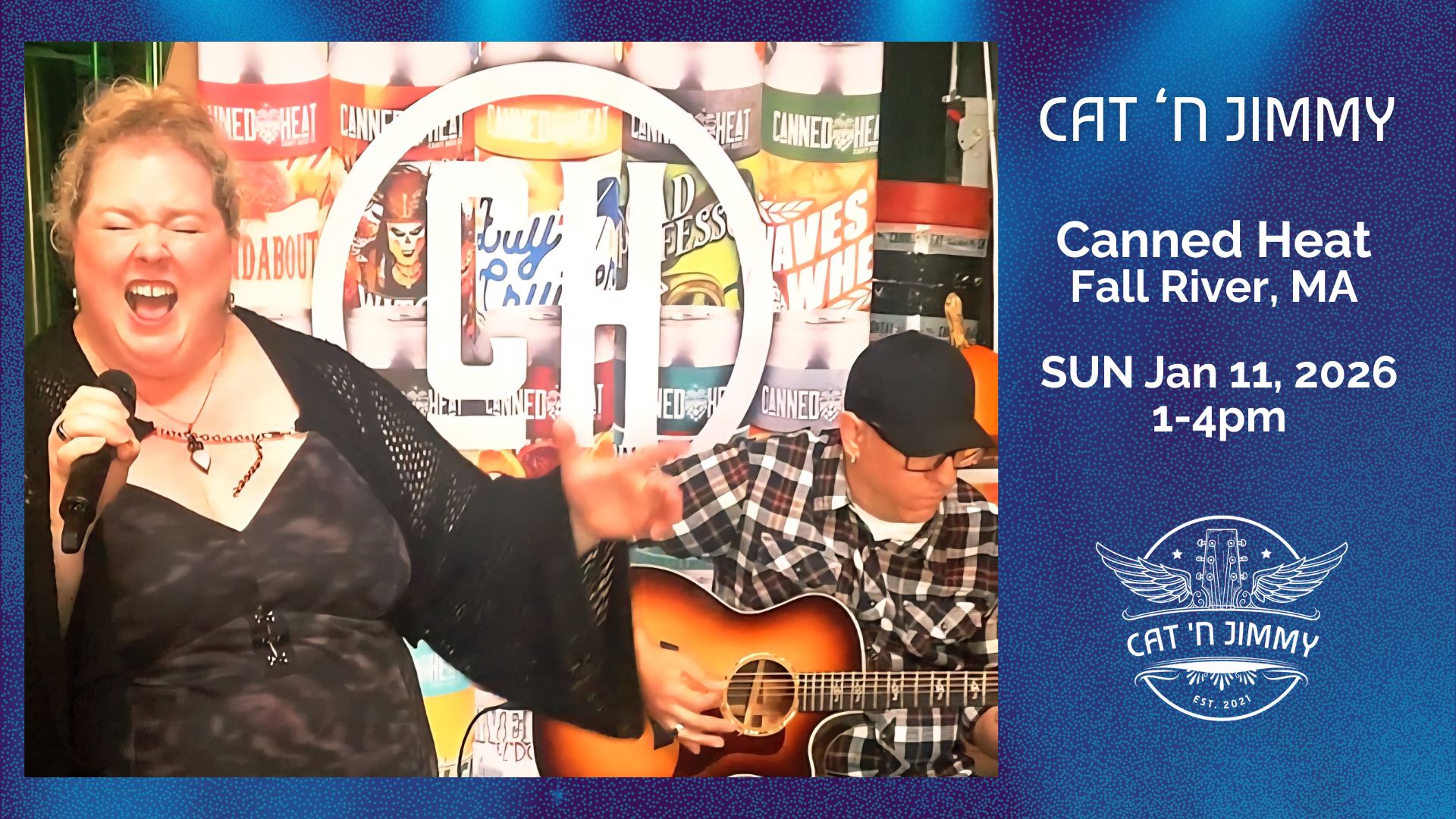 Cat 'n Jimmy Live at Canned Heat | Fall River, MA | catnjimmy.com