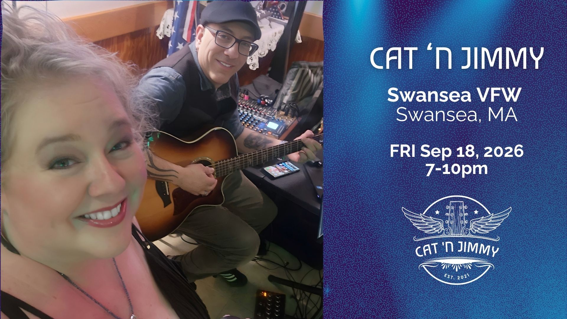 Cat 'n Jimmy | Swansea VFW | Swansea, MA | catnjimmy.com